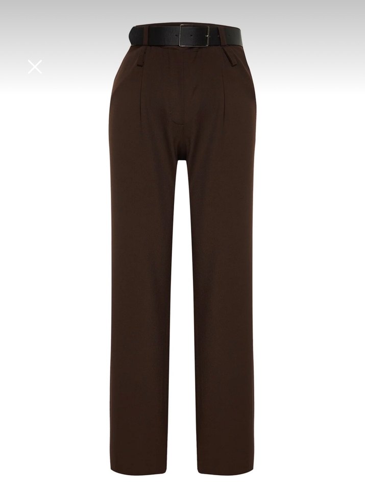 Kahverengi Kumaş Pantolon - Görsel 4