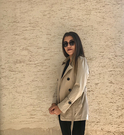 Diğer Kuşaklı Trenchcoat