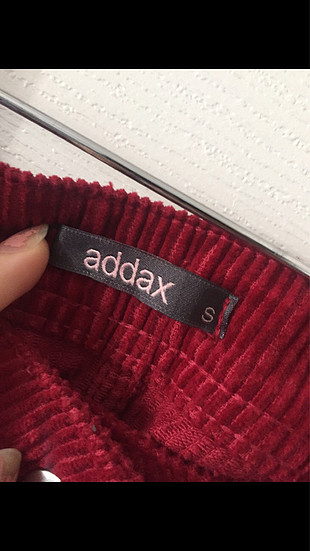 Addax kırmızı kadife etek