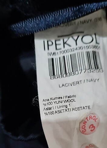 36 Beden Ipekyol Yün Cigarette Pantolon