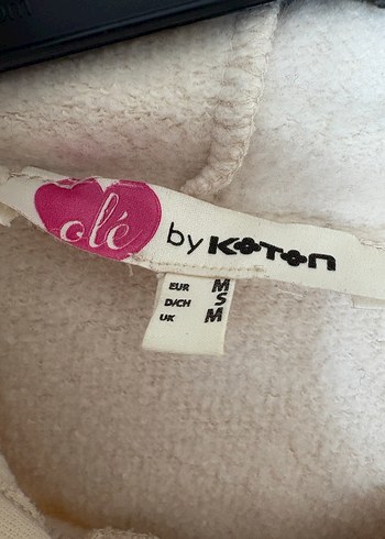 Koton Bej Kapüşonlu Rahat Kesim Sweatshirt