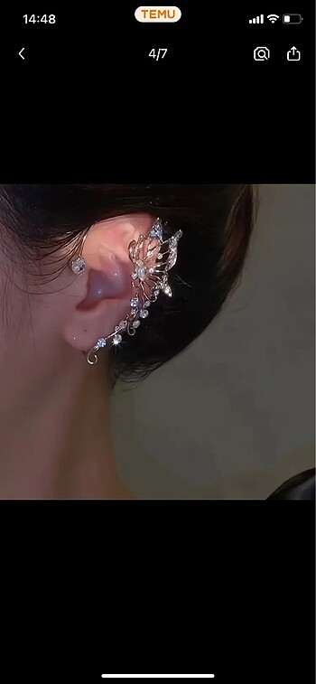 Bir adet earcuff fairycore