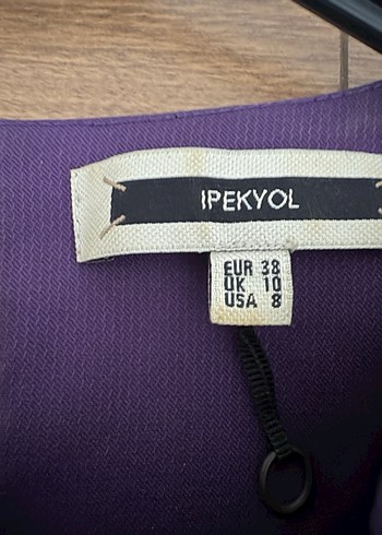 İpekyol Mor Uzun Kollu Fırfırlı Kadın Bluz - Görsel 2