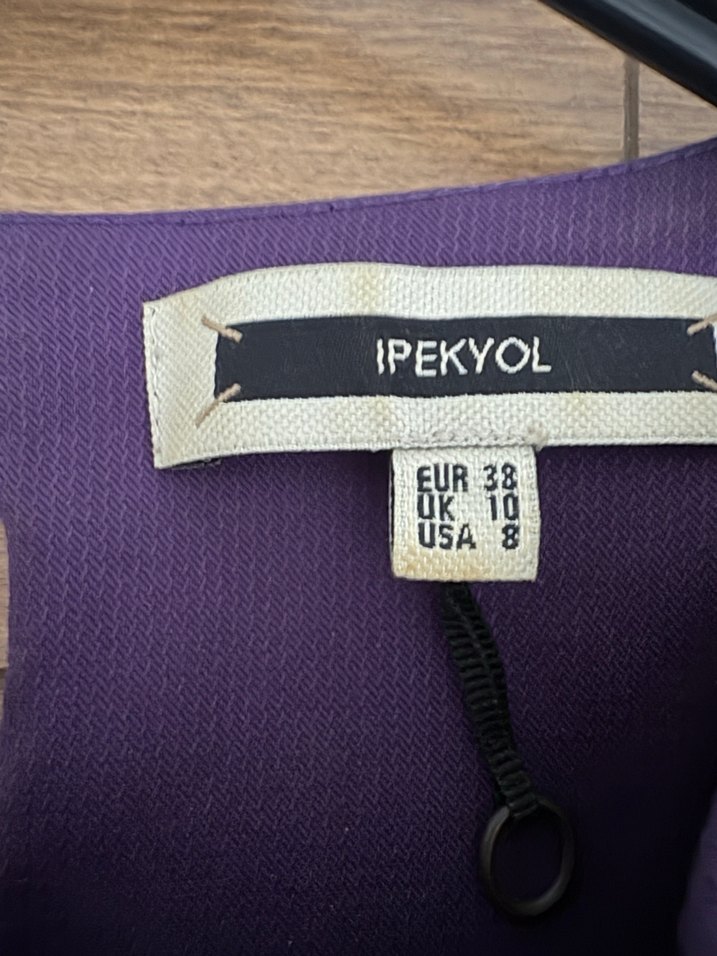 İpekyol Mor Uzun Kollu Fırfırlı Kadın Bluz - Görsel 2