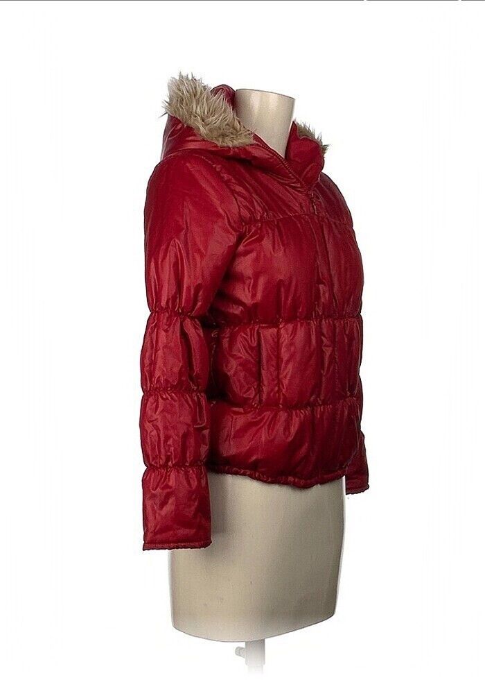 Kırmızı Şişme Mont - Görsel 2