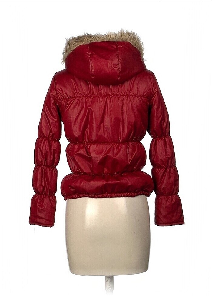 Kırmızı Şişme Mont - Görsel 3