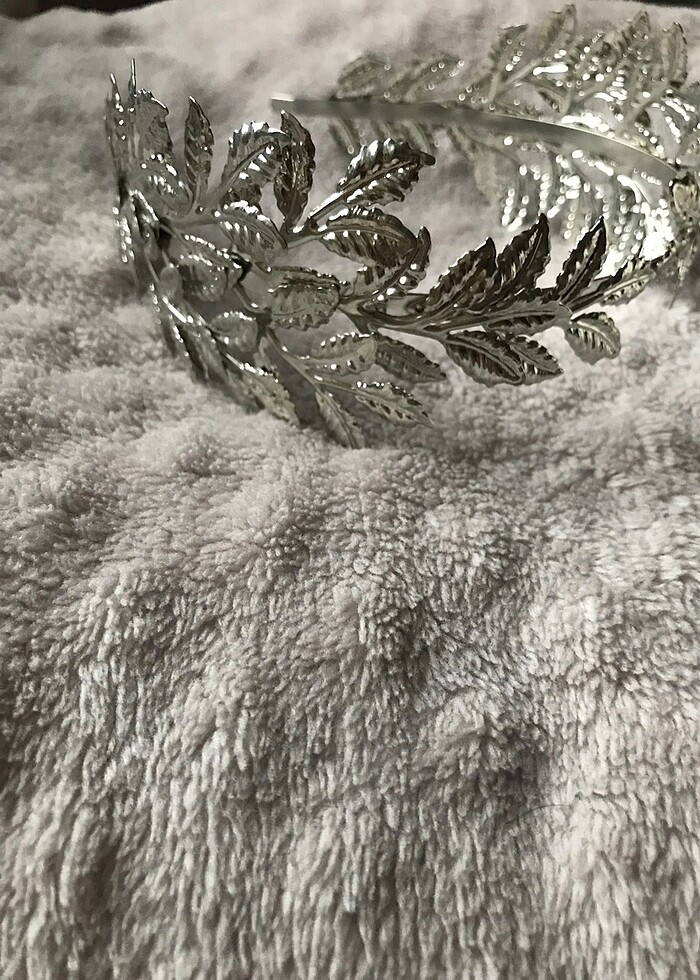 Helen Yapraklı Gümüş Taç - Görsel 4