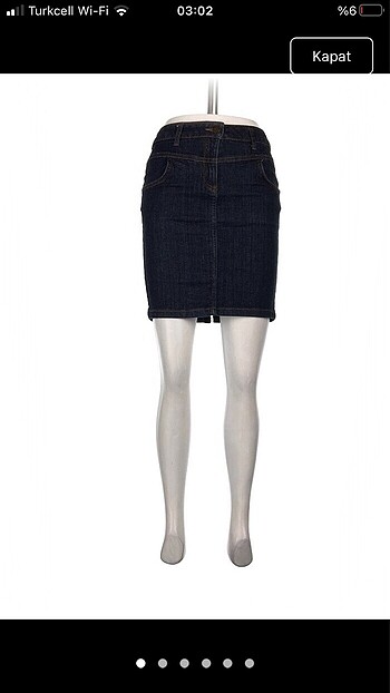 Codentry cepli vintage kot etek