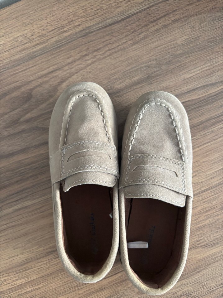 Bej Süet Erkek Çocuk Özel Ayakkabı - Görsel 3