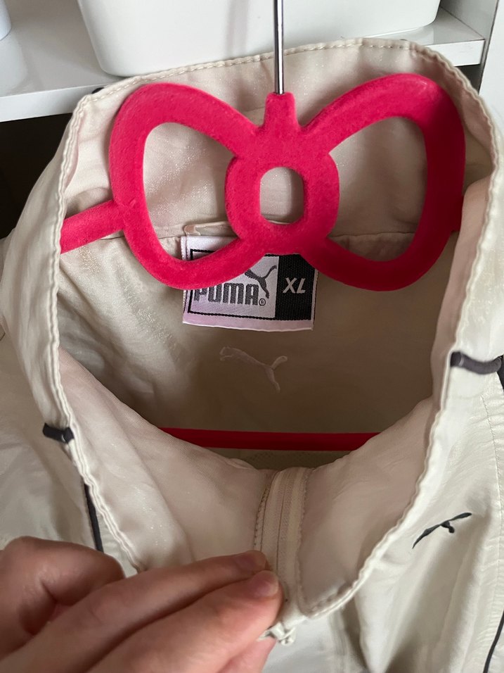 Beyaz Fermuarlı Kadın Keten Ceket - Görsel 4