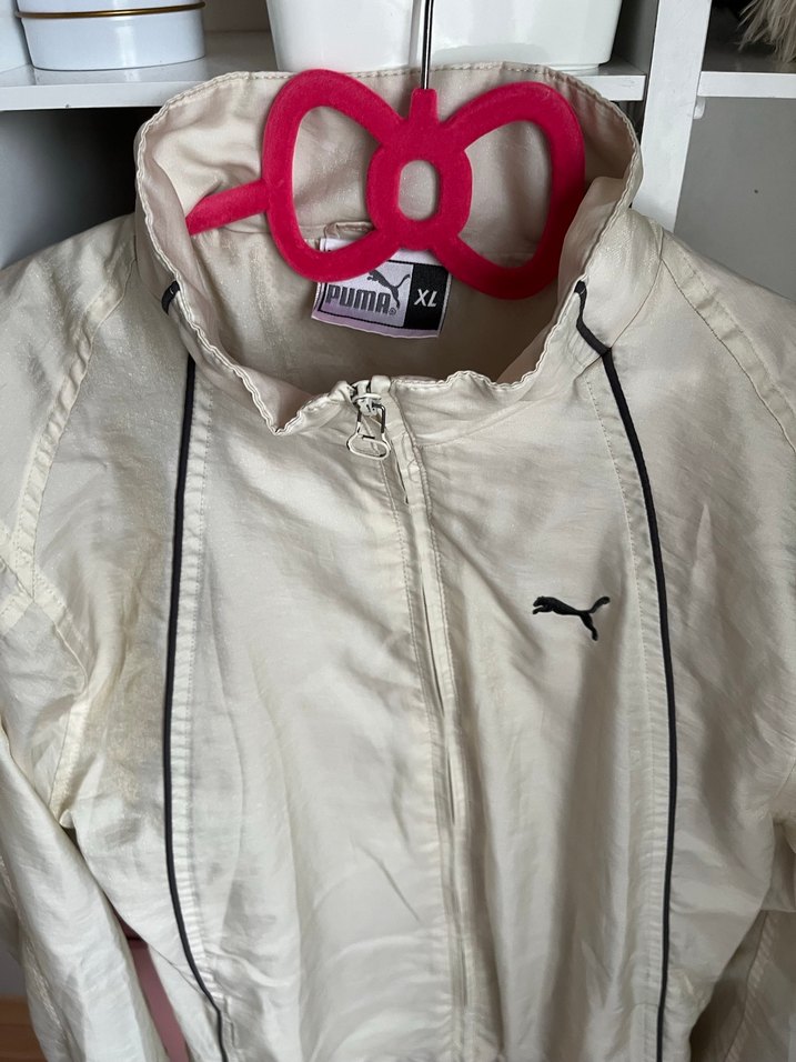 Beyaz Fermuarlı Kadın Keten Ceket - Görsel 3