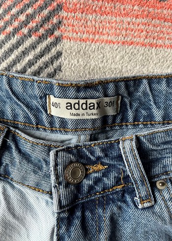 m Beden Kadın Mavi Bağcıklı Denim Mini Şort