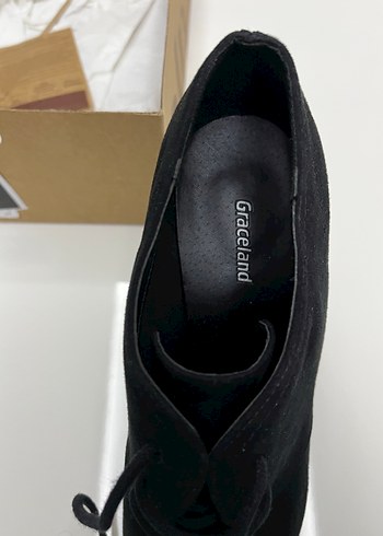 Siyah Platform Topuklu Kadın Bot - Görsel 6