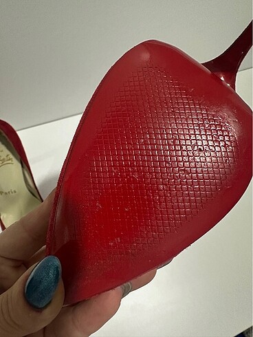 38 Beden kırmızı Renk Kırmızı süet stiletto