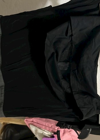 Siyah Drapeli Straplez Midi Elbise - Görsel 4