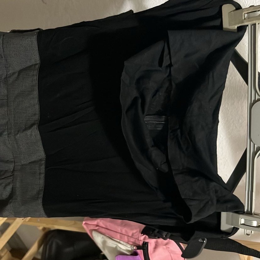 Siyah Drapeli Straplez Midi Elbise - Görsel 4