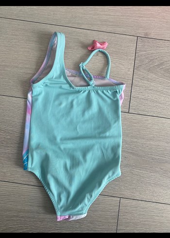 Penti Kız Çocuk Pembe Deniz Kızı Desenli Mayo