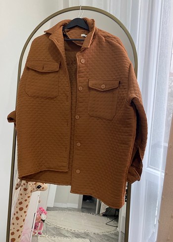 Düğmeli Kahverengi Kadın Ceket - Görsel 2