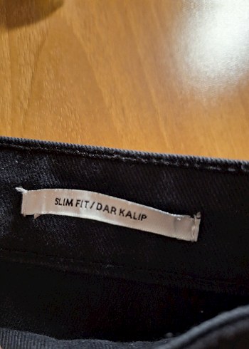 32 Beden siyah Renk Lc Waikiki Siyah Erkek Kot Pantolon Slim Fit