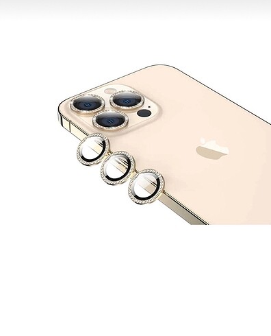 iPhone 13 pro uyumlu taşlı kamera koruyucu