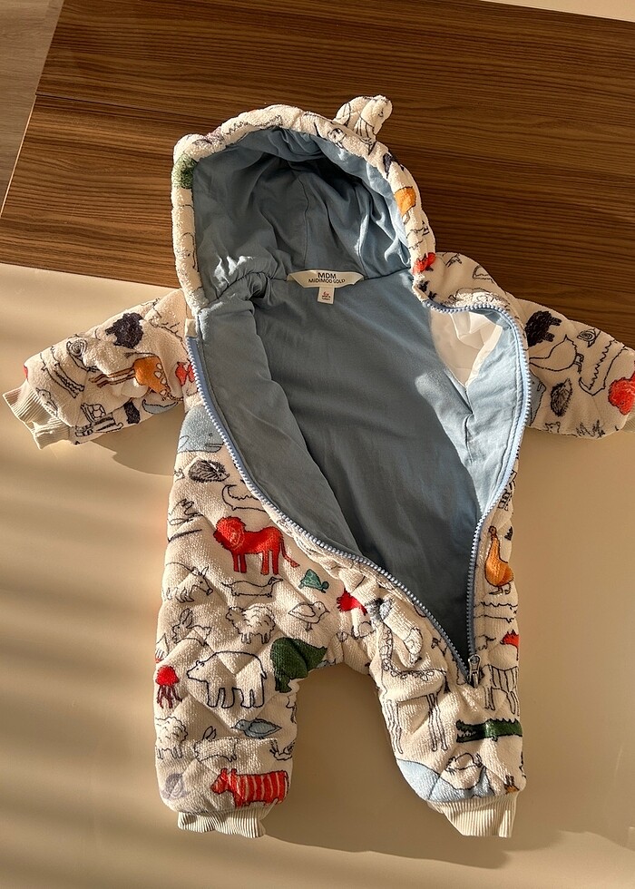 Erkek bebek tulum mont - Görsel 3