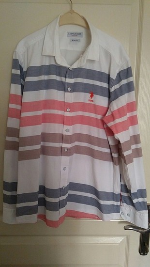U.S. POLO ASSN. slim fit L beden erkek gömlek