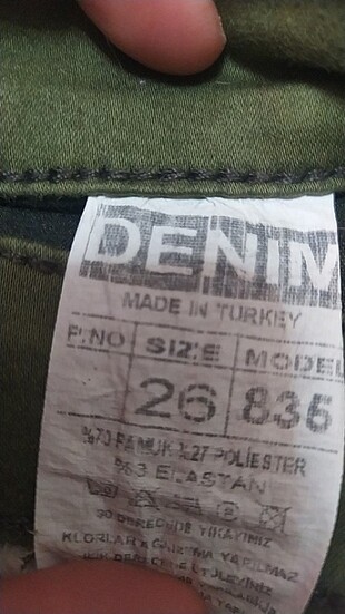 26 Beden Haki şort