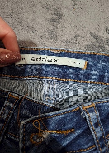 Addax Kadın Düğmeli Skinny Jean