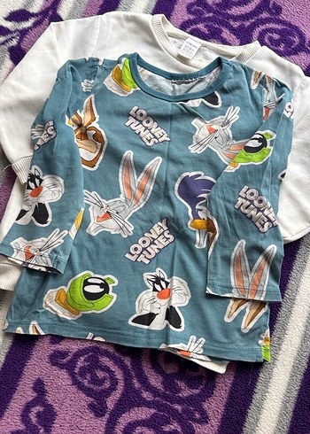 Beyaz Uzun Kollu Erkek Sweatshirt - Görsel 4