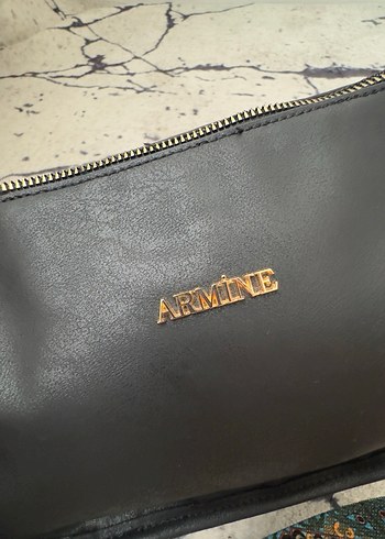 Siyah Yılan Derisi Deri Kadın Çanta - Görsel 8