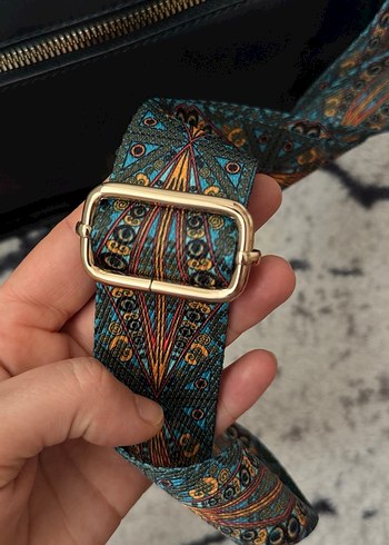 Siyah Yılan Derisi Deri Kadın Çanta - Görsel 5