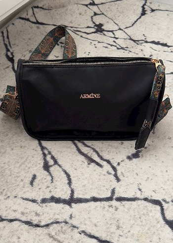 Siyah Yılan Derisi Deri Kadın Çanta - Görsel 3