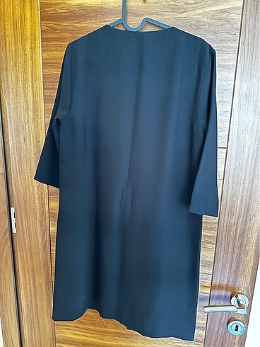38 Beden siyah Renk Trendyolla milla elbise