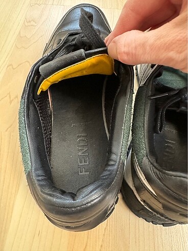 41 Beden siyah Renk Siyah fendi sneaker