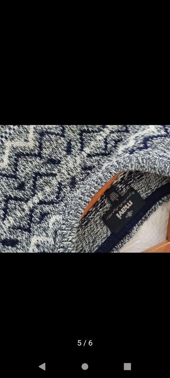 Gri Desenli Erkek Triko Kazak - Görsel 2