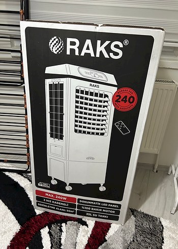 RAKS Gri Beyaz Mobil Vantilatör - Görsel 4