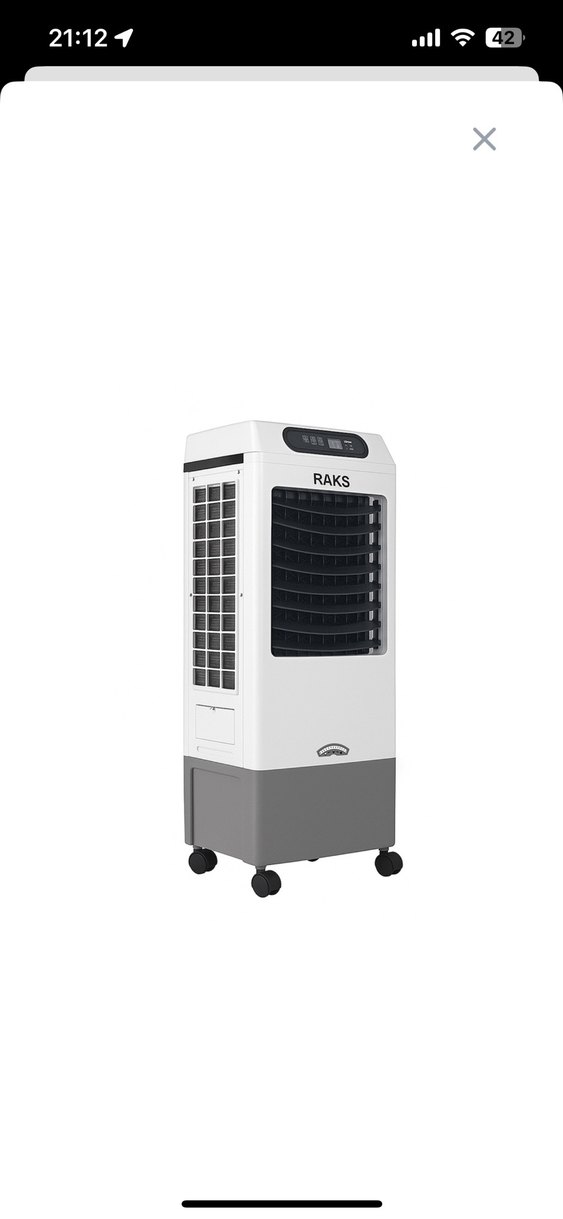 RAKS Gri Beyaz Mobil Vantilatör - Görsel 2