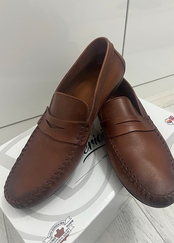 Sıfır DERİCİ erkek ayakkabı 42 numara
