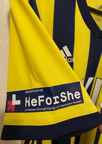 Sarı-lacivert Adidas Fenerbahçe V-Yaka Forma - Görsel 2