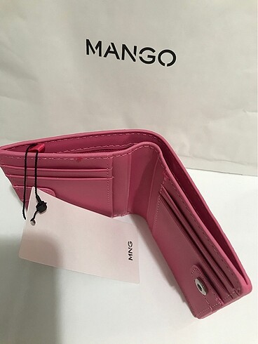  Beden pembe Renk Mango cüzdan