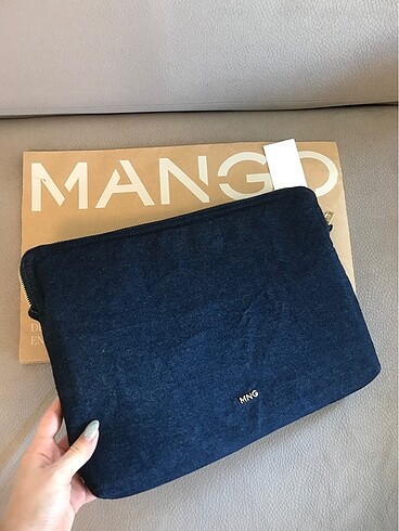 Beden lacivert Renk Mango laptop tablet ipad çantası