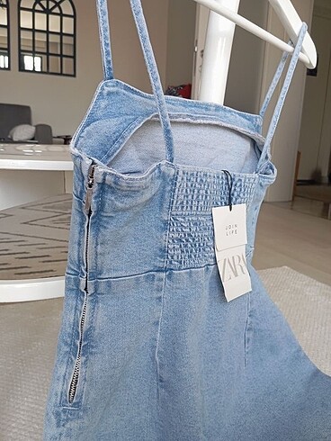 Zara Zara denim mini elbise