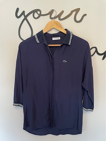 Lacoste kisa kollu gomlek