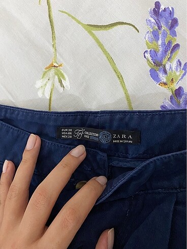 m Beden lacivert Renk Zara etek