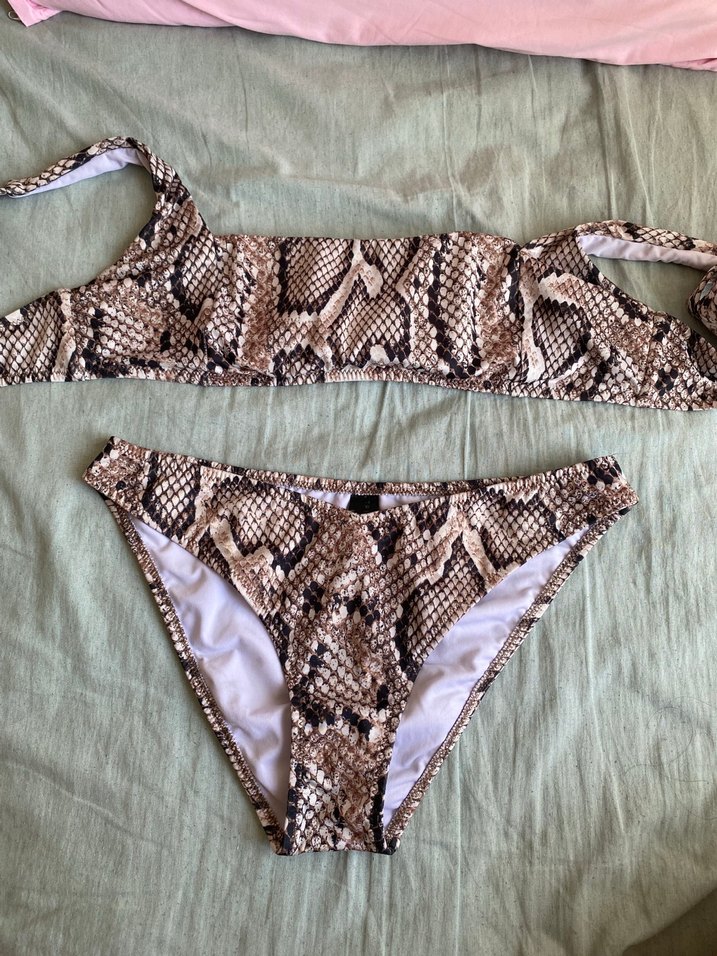 Yılan Desenli Kadın Bikini - Görsel 2