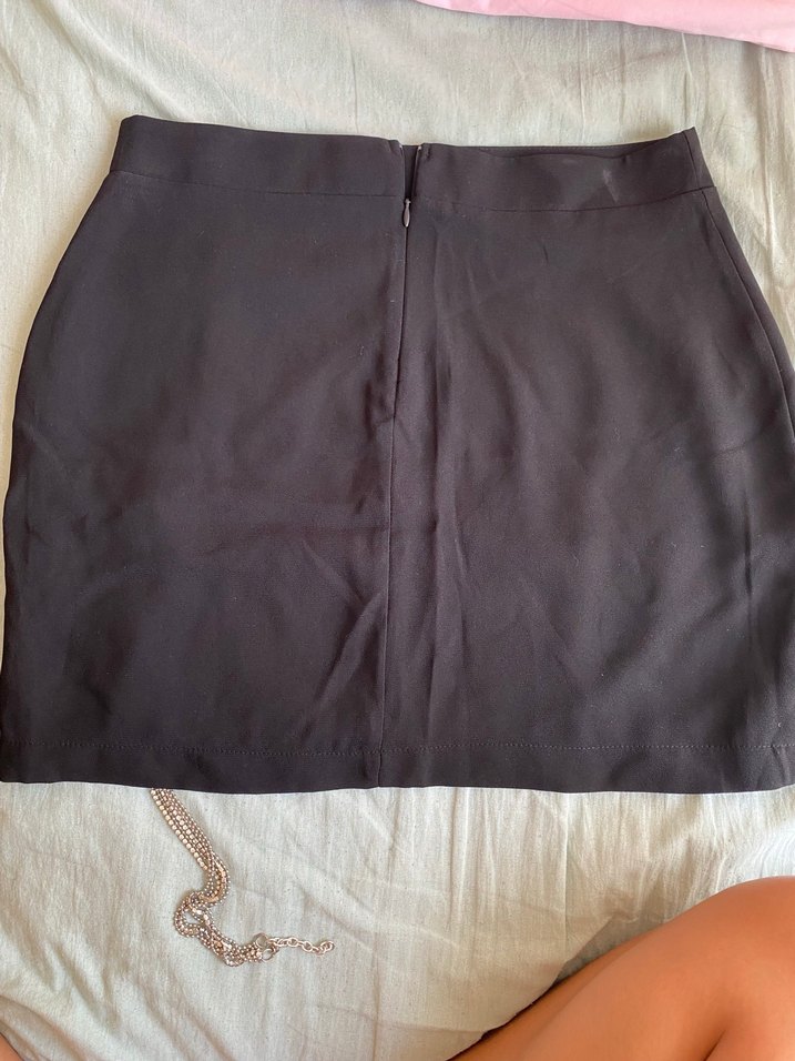 Trendyol & Milla Siyah Kadın Kumaş etek - Görsel 3