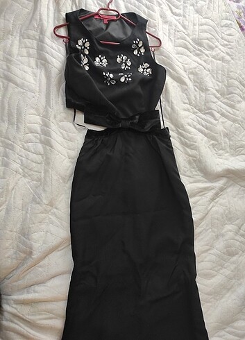 Koton Koton Elbise Uzun Crop Model