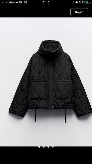 ZARA SİYAH MONT