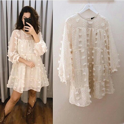 Zara ZARA TÜL TÜTÜ ELBİSE