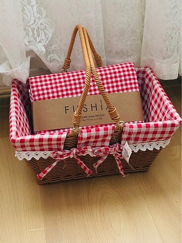 Zara Home HASIR SEPET VE ÖRTÜSÜ